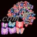 Big Clearance 100 PCS Clay Beads DIY Slices Mixed Color Fimo Polymer Clay Animal/Butterfly/ Flower/ Fruit DIY WSY   